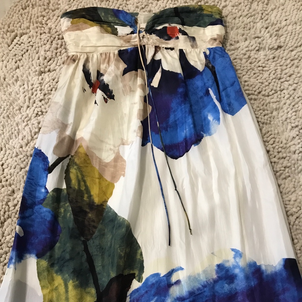 Floor-Length, Strapless Gown